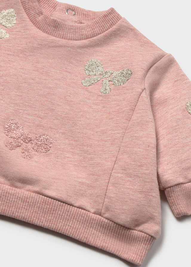 Sweat bebé menina Mayoral 2405-90 Nude vig