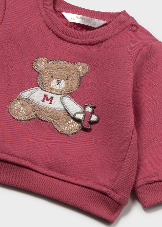 Sweat bebé menina Mayoral 2410-32 Ameixa