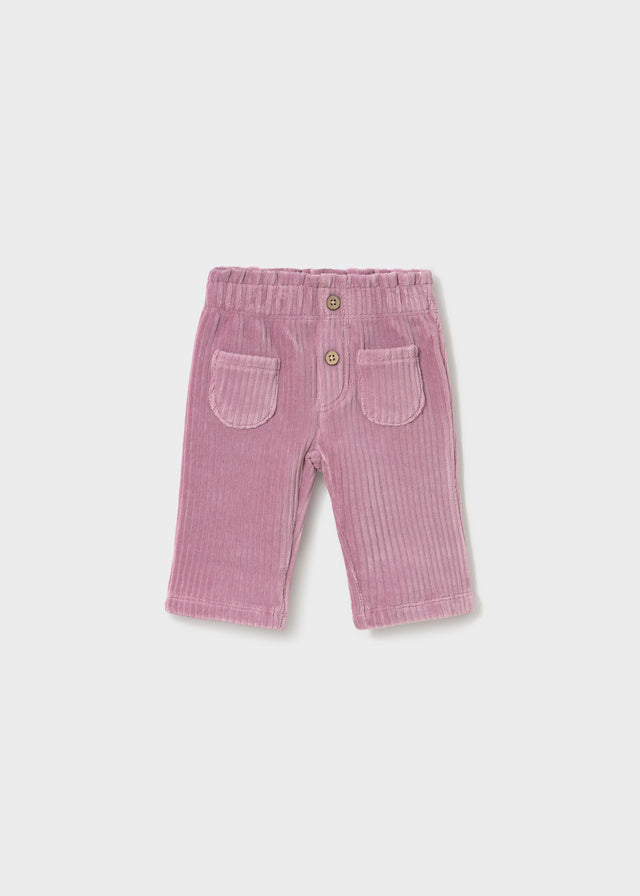 Calça bombazina bebé menina Mayoral 2509-15 Uva