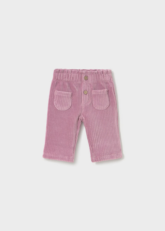 Calça bombazina bebé menina Mayoral 2509-15 Uva