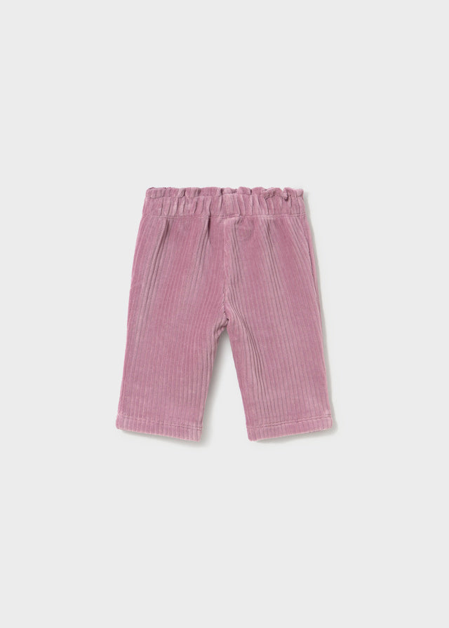 Calça bombazina bebé menina Mayoral 2509-15 Uva