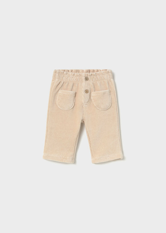 Calça bombazina bebé menina Mayoral 2509-16 Aveia