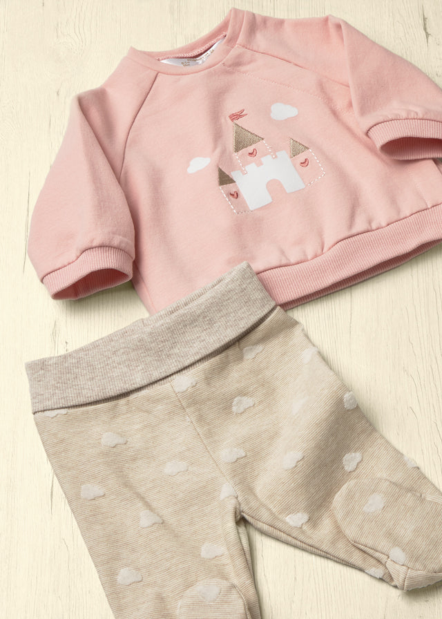 Conjunto polainas bebé menina Mayoral 2514-26 Rosa baby