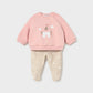 Conjunto polainas bebé menina Mayoral 2514-26 Rosa baby