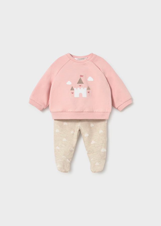 Conjunto polainas bebé menina Mayoral 2514-26 Rosa baby