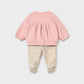Conjunto polainas bebé menina Mayoral 2514-26 Rosa baby