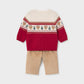 Conjunto de Calça em Jersey para Bebé Menino – Vermelho | Mayoral