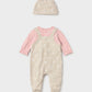 Fato de Bebé Jacquard para Menina – Rosa Baby | Mayoral
