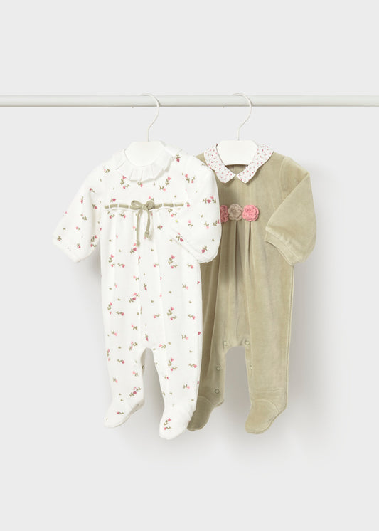 Pack de 2 Pijamas para Bebé Menina – Pôr-sol | Mayoral