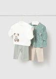 Pack de 3 Pijamas para Bebé Menina – Avelã | Mayoral