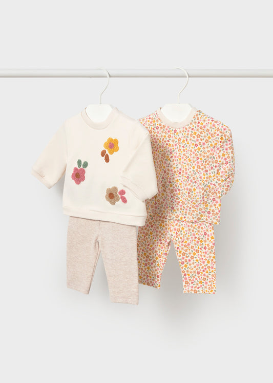 Pack de 3 Bodies de Manga Comprida para Bebé Menina – Rosa Baby | Mayoral