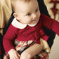 Vestido de Malha Combinado para Bebé Menina – Red | Mayoral