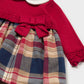 Vestido de Malha Combinado para Bebé Menina – Red | Mayoral