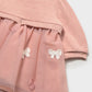 Vestido Combinado com Tule para Bebé Menina – Nude vig | Mayoral
