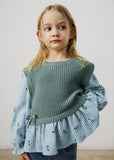 Blusa/colete combinada menina Mayoral 4036-22 Loureiro