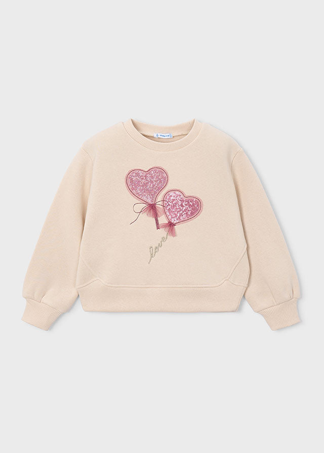 Sweat aplicações menina Mayoral 4408-86 Tofu