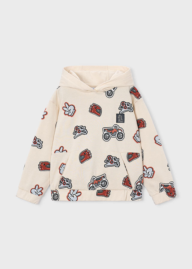 Sweat estampada menino Mayoral 4458-68 Tofu