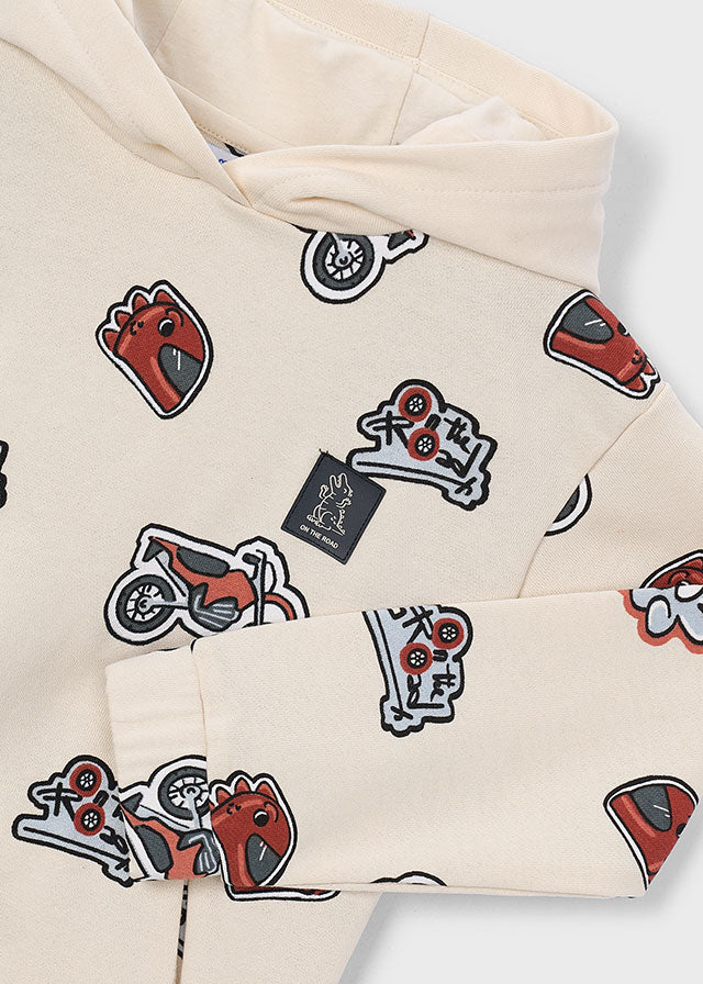 Sweat estampada menino Mayoral 4458-68 Tofu