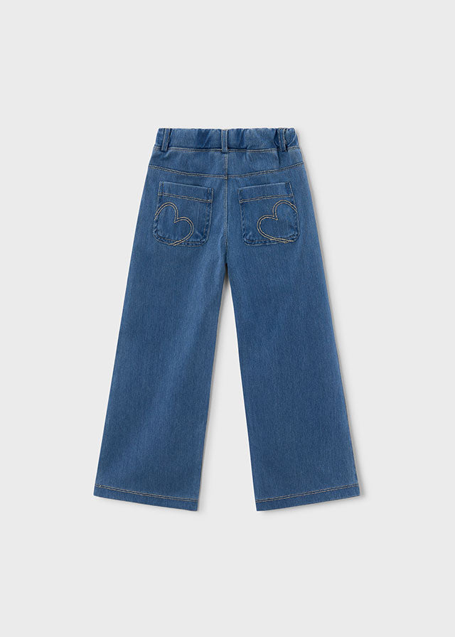Calça knit denim menina Mayoral 4501-75 Claro