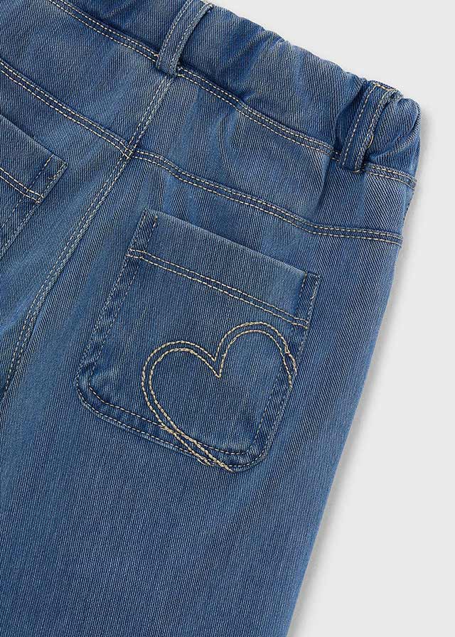 Calça knit denim menina Mayoral 4501-75 Claro
