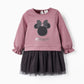 Vestido-sweat com saia de tule para bebé menina 'Minnie' - Zippy