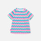 Colorful girl's printed cotton t-shirt - Boboli