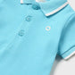 Basic short sleeve polo blue