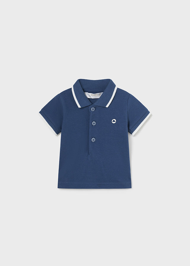 Navy basic short sleeve polo