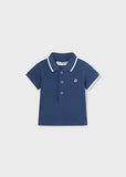 Navy basic short sleeve polo