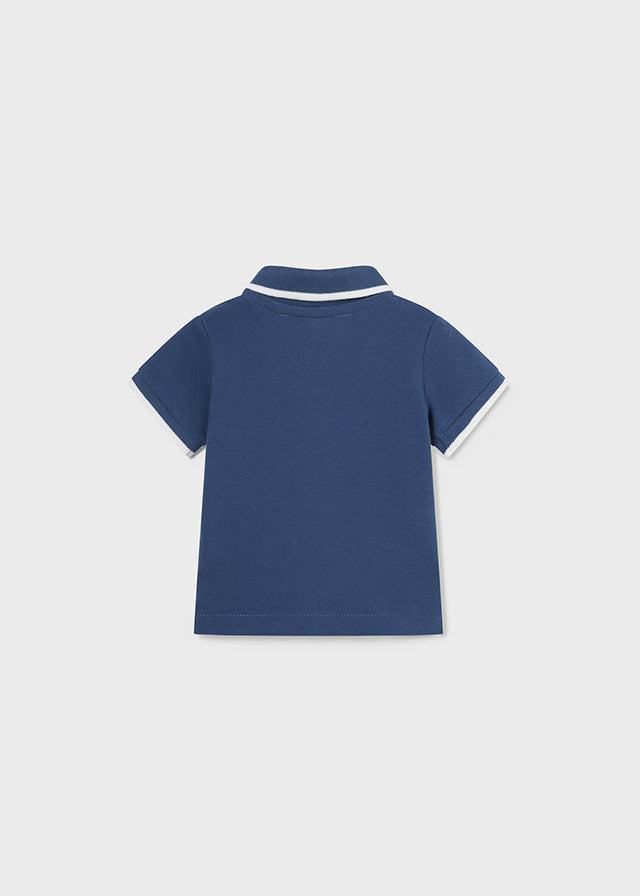 Navy basic short sleeve polo