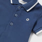 Navy basic short sleeve polo