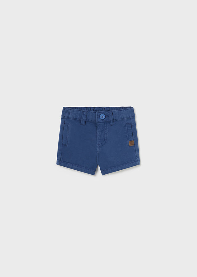 Navy basic twill shorts