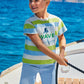 Better Cotton twill Bermuda shorts for boys Blue