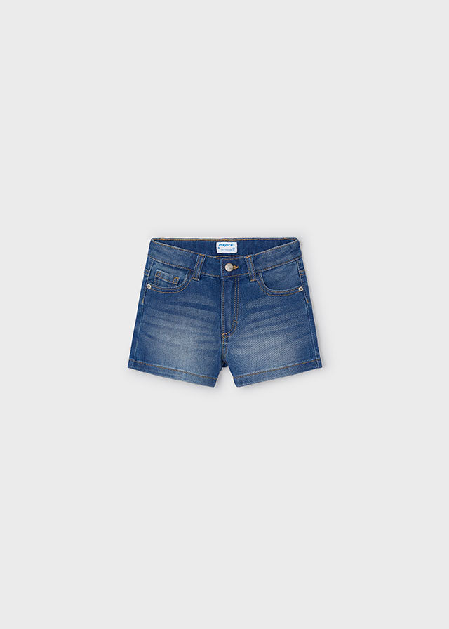 Girl's ecowash denim shorts