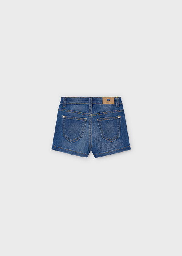 Girl's ecowash denim shorts