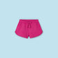 Better Cotton girl's cotton shorts Fuchsia