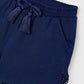 Better Cotton girl's navy cotton shorts