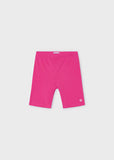 Better Cotton cycling leggings for girls Fuchsia