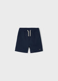 Boy's navy cotton shorts