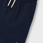 Boy's navy cotton shorts