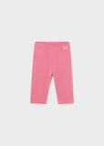 Baby pink cotton cycling leggings