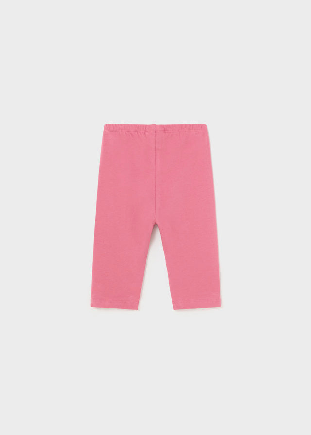 Baby pink cotton cycling leggings