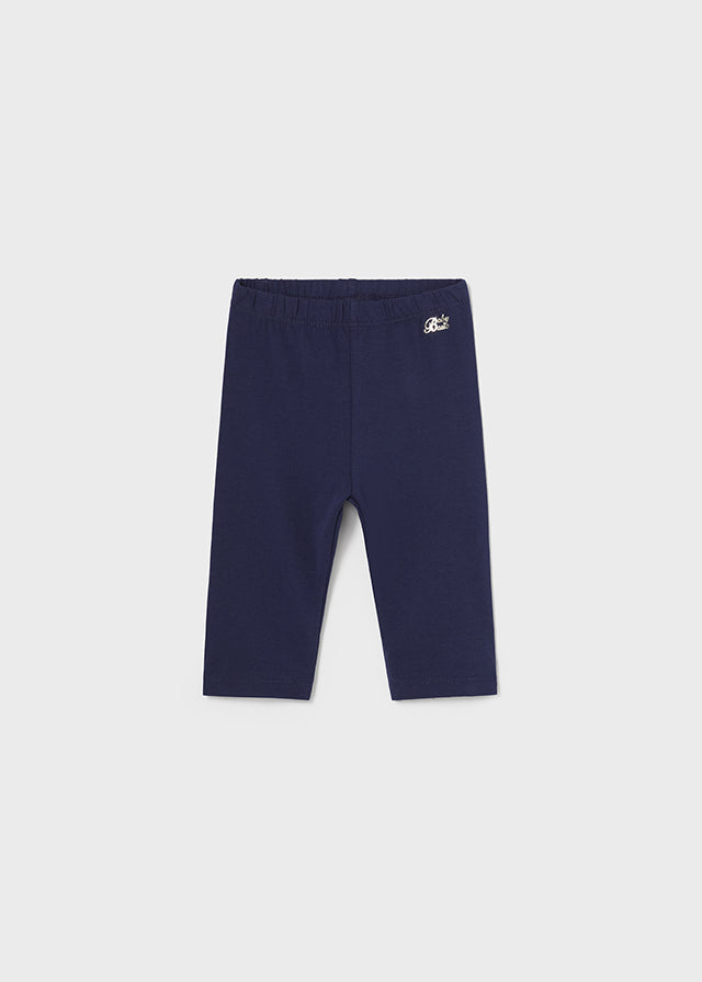 Baby cotton cycling leggings Navy