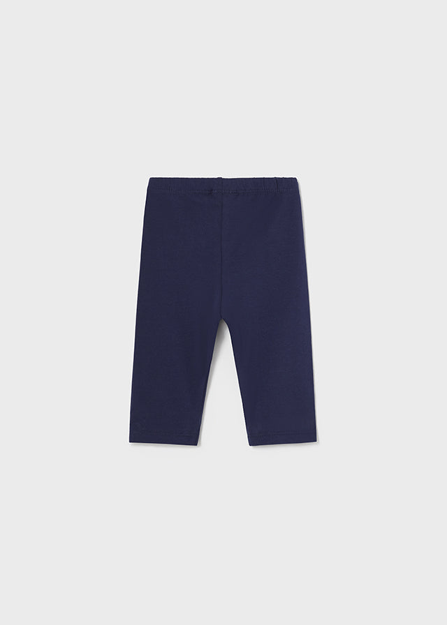 Baby cotton cycling leggings Navy