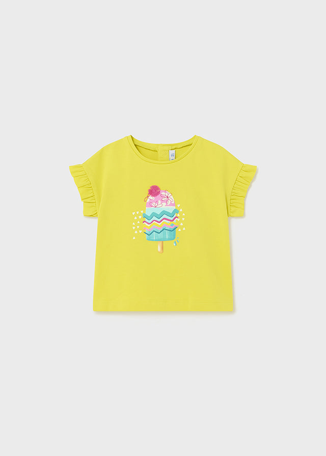 Cotton t-shirt for baby girl Citrus