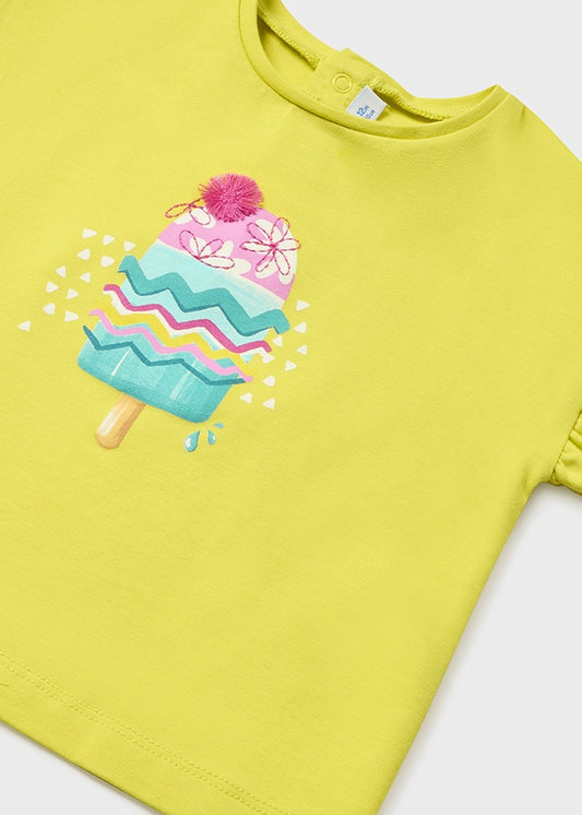 Cotton t-shirt for baby girl Citrus