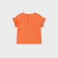 Baby girl carrot cotton t-shirt