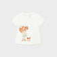 Baby girl cotton T-shirt Raw