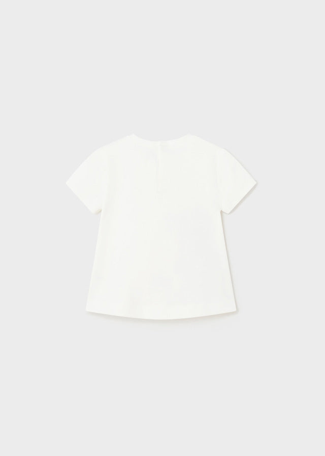 Baby girl cotton T-shirt Raw