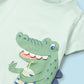 Crocodile cotton baby Aqua interactive t-shirt